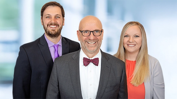 Chiropractors Patrick Hughes, K.J. Shannan, And Katie Harris Smiling